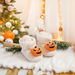 Children's Halloween slippers with fleece lining – pumpkin and spider design | kids