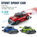 Remote control car with water fun – LED lights, stunts, rechargeable battery | kids racing toy