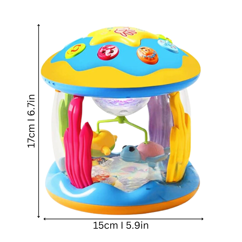 Musical carousel with lights – soothing melodies, battery-powered | baby toy