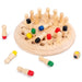 Wooden memory game boosts concentration – fun, compact, portable | ages 3+