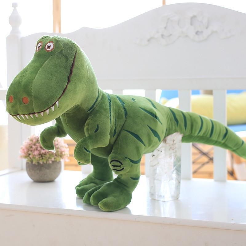 Dinosaur plush with soft filling – sturdy, two colours | cuddly toy for kids