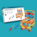 Wooden workbench for kids – 2-in-1 design, builds motor skills | Montessori toy
