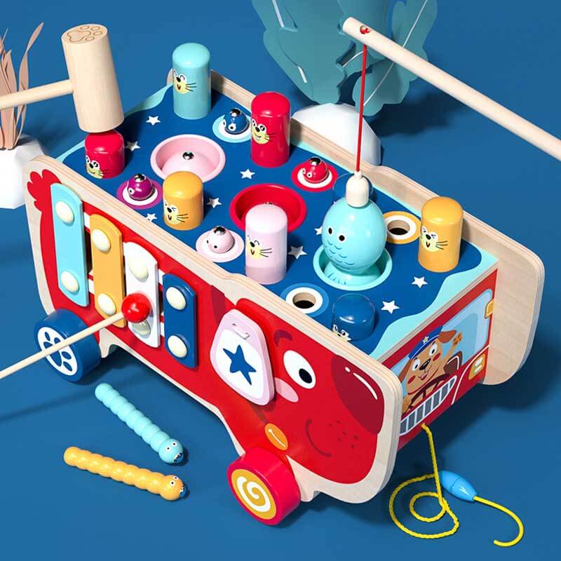 Wooden musical toy stimulates rhythm – educational, motor skills, durable | toddlers