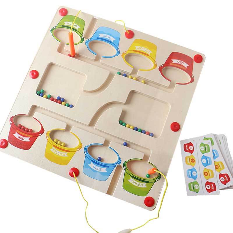 Magnetic counting puzzle toy – colour recognition & motor skills | for kids 1-6