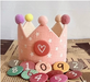 Birthday crown with adjustable numbers – soft cotton, reusable | Kids party hat