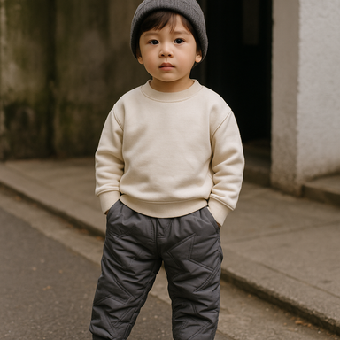 Waterproof kids' snow trousers – warm fleece lining, flexible fit | boys and girls