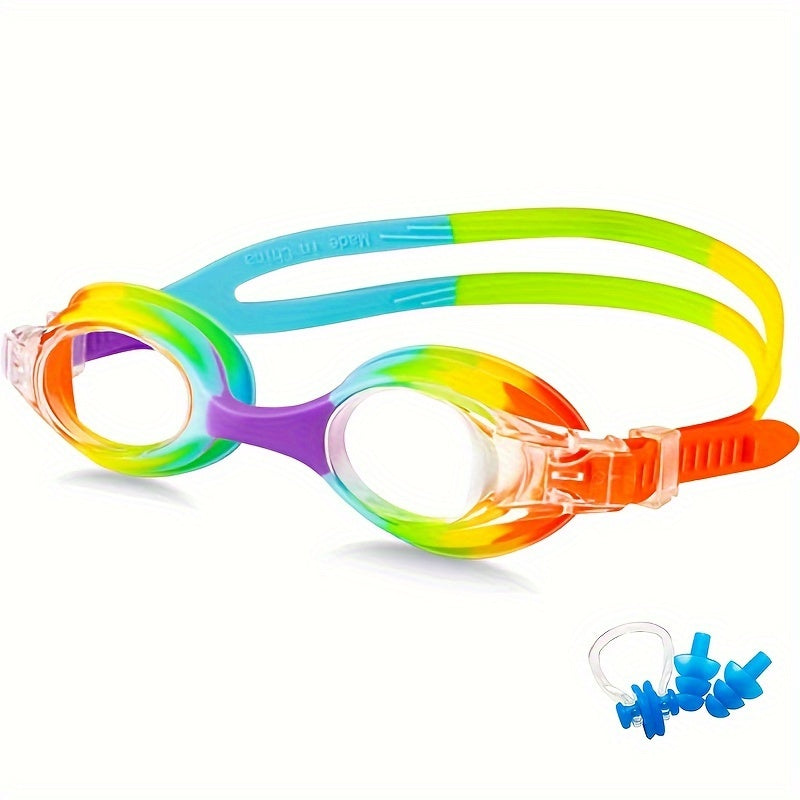 Leak-proof swimming goggles for kids – anti-fog lenses | 3-12 years