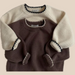 Knitted jumper with retro pattern – soft, warm and durable | girls