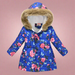 Kids winter jacket with thick lining – stylish prints, durable zip | ages 4-10