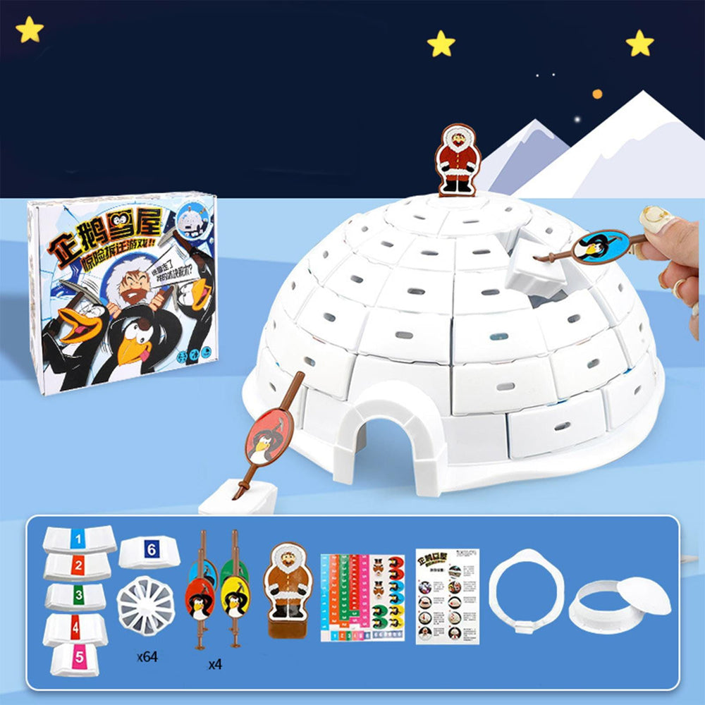 Ice block balance game – stacking challenge for all ages | kids & family
