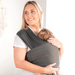 Baby wrap carrier with back support – ergonomic, machine washable | new mums