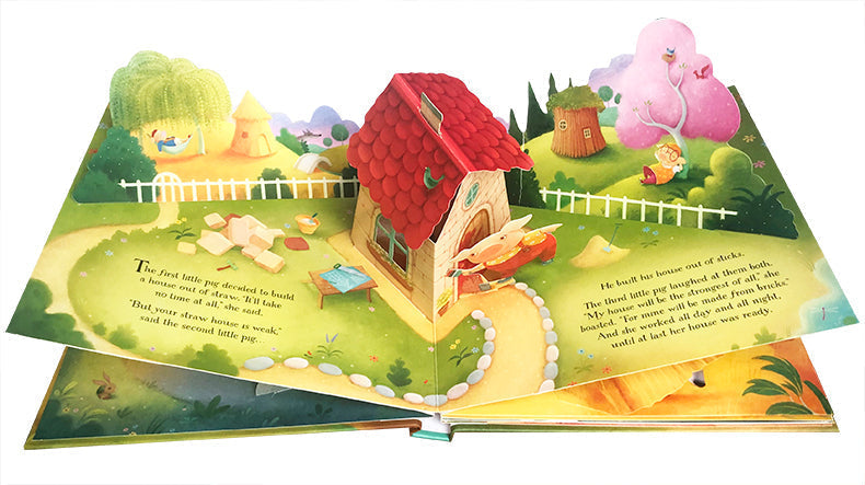 Pop-up book with 3D scenes and flaps – interactive, sturdy design | ages 3+