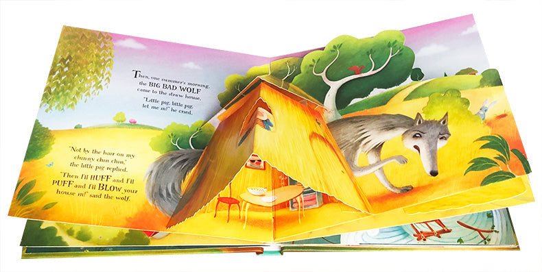 Pop-up book with 3D scenes and flaps – interactive, sturdy design | ages 3+