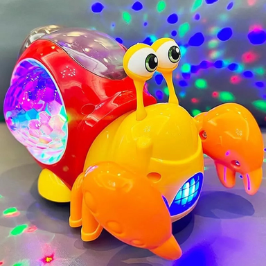Musical crawling snail – light, sound and movement | baby activity toy