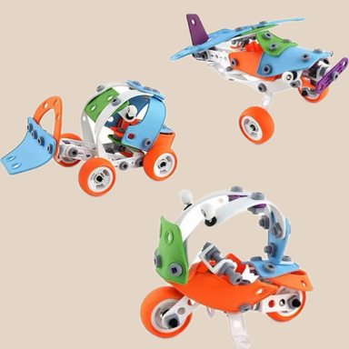 Building construction set – 5-in-1 models, STEM toy | Kids 5+