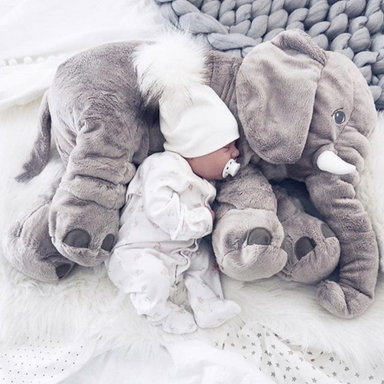Soft plush elephant cuddly toy – comfort toy, sleep cushion, playmate | Baby