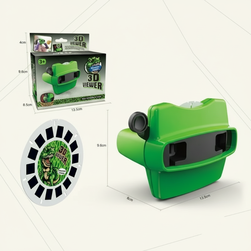 3D viewfinder with slide discs – educational, screen-free toy | kids