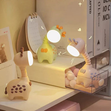 Kids' night light with soft silicone glow – USB rechargeable, adjustable brightness | nursery lamp