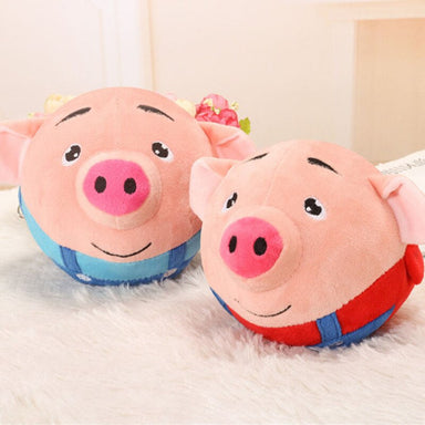 Jumping piglet toy records and plays sounds – rechargeable, safe, soft | For toddlers