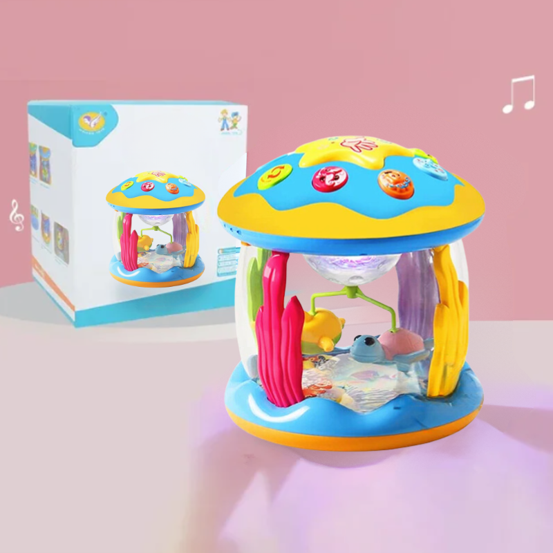 Musical carousel with lights – soothing melodies, battery-powered | baby toy