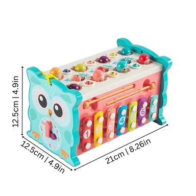 Wooden hammer board develops fine motor skills – durable, Montessori design | toddlers