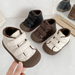 Barefoot baby shoes with warm lining – Anti-slip sole, hook-and-loop strap | For toddlers