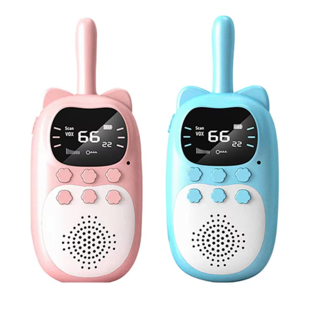 Rechargeable walkie talkies for kids – 3 km range, easy to use | two-way radios