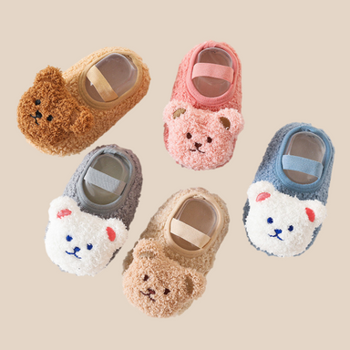 Baby booties with anti-slip sole – soft, warm and cosy | unisex design