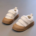Warm lined toddler trainers with hook-and-loop fastening – grippy sole, unisex | winter shoes