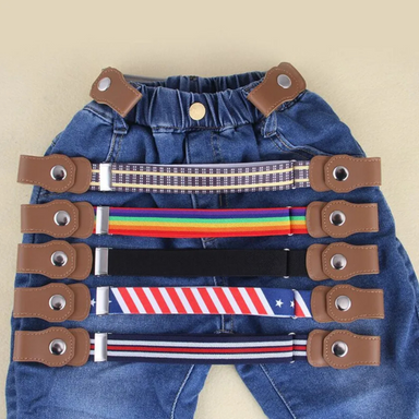 Kids' belt without a buckle – elastic, adjustable and easy to use | for children