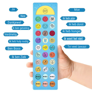 Communication device for children – symbol buttons, portable design | speech aid