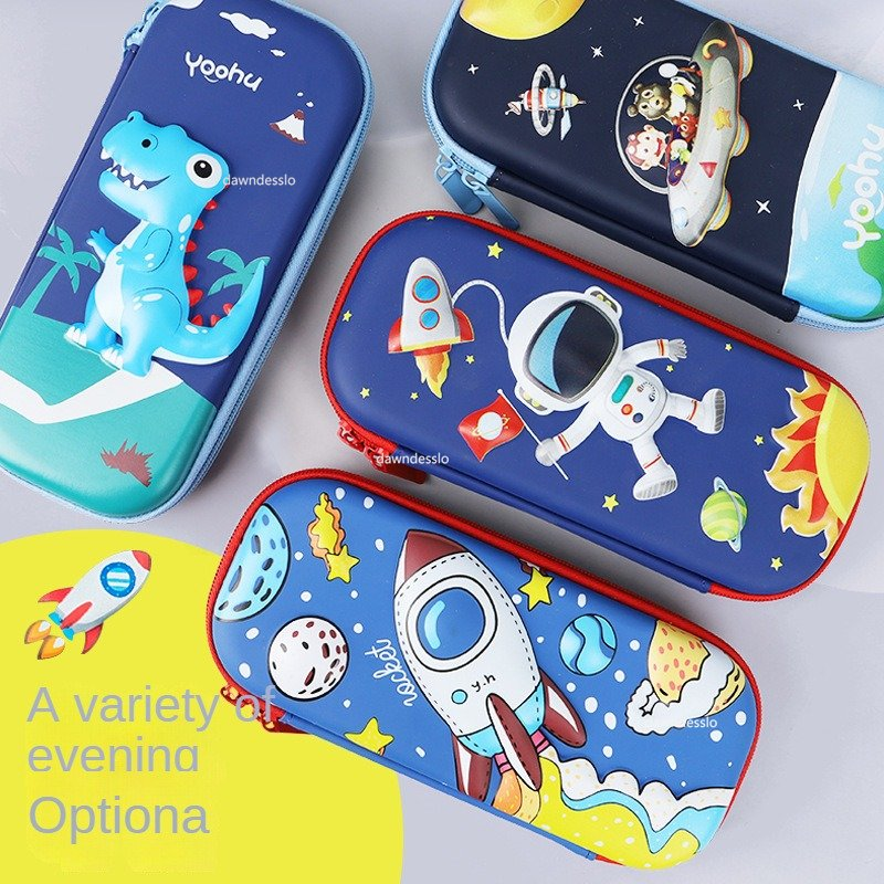 3D pencil case with space design – spacious storage, durable, lightweight | for school