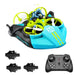 RC amphibious car with 360° stunt spins – drives on land and water | remote control toy