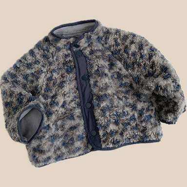 Warm kids' coat with animal print – soft, comfortable, easy to wear | Ages 0-6