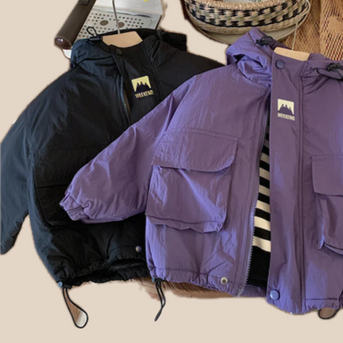Kids' windbreaker jacket with hood – Lightweight, water-repellent | ages 2–8