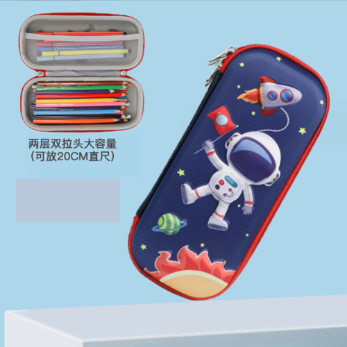 3D pencil case with space design – spacious storage, durable, lightweight | for school