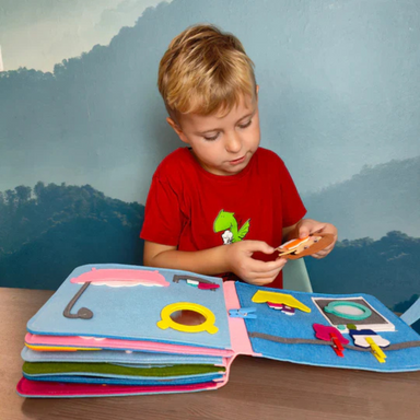 Montessori activity book for toddlers – 16 activities for hands-on learning | Educational toy
