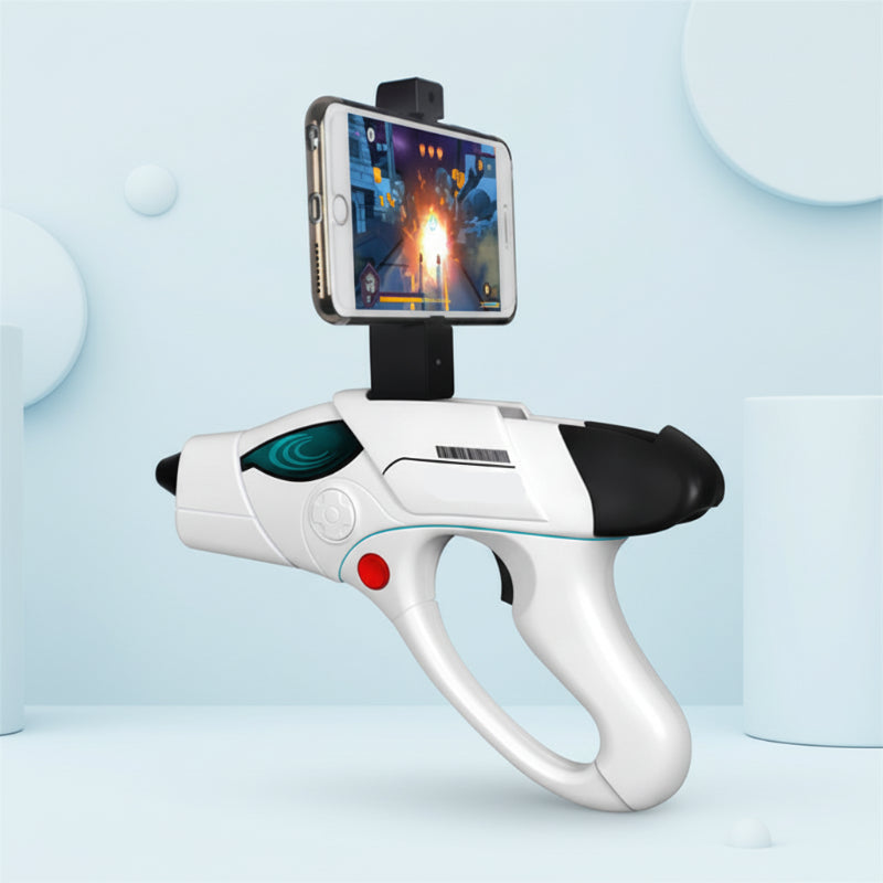 AR blaster with augmented reality gameplay – Bluetooth, multiplayer fun | smartphone toy gun