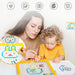 Magnetic drawing board – large surface, stylus and pattern cards | kids