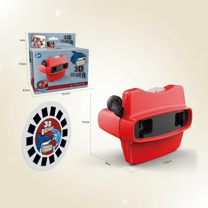 3D viewfinder with slide discs – educational, screen-free toy | kids