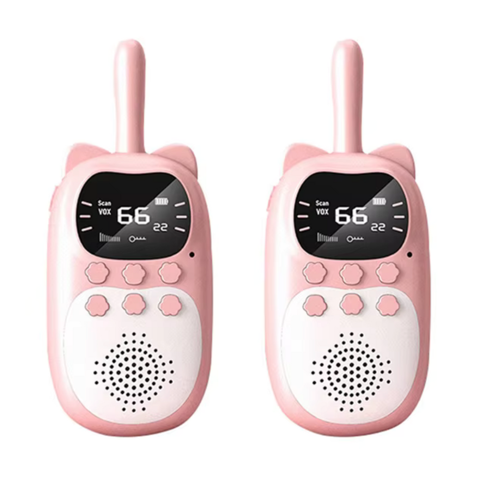 Rechargeable walkie talkies for kids – 3 km range, easy to use | two-way radios