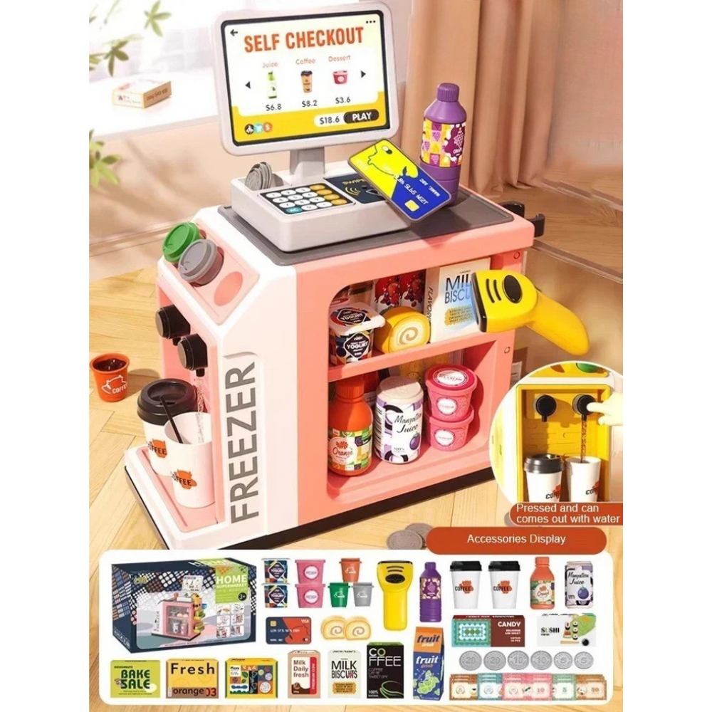 Kids toy till – teaches counting, money and role play | pretend shop toy