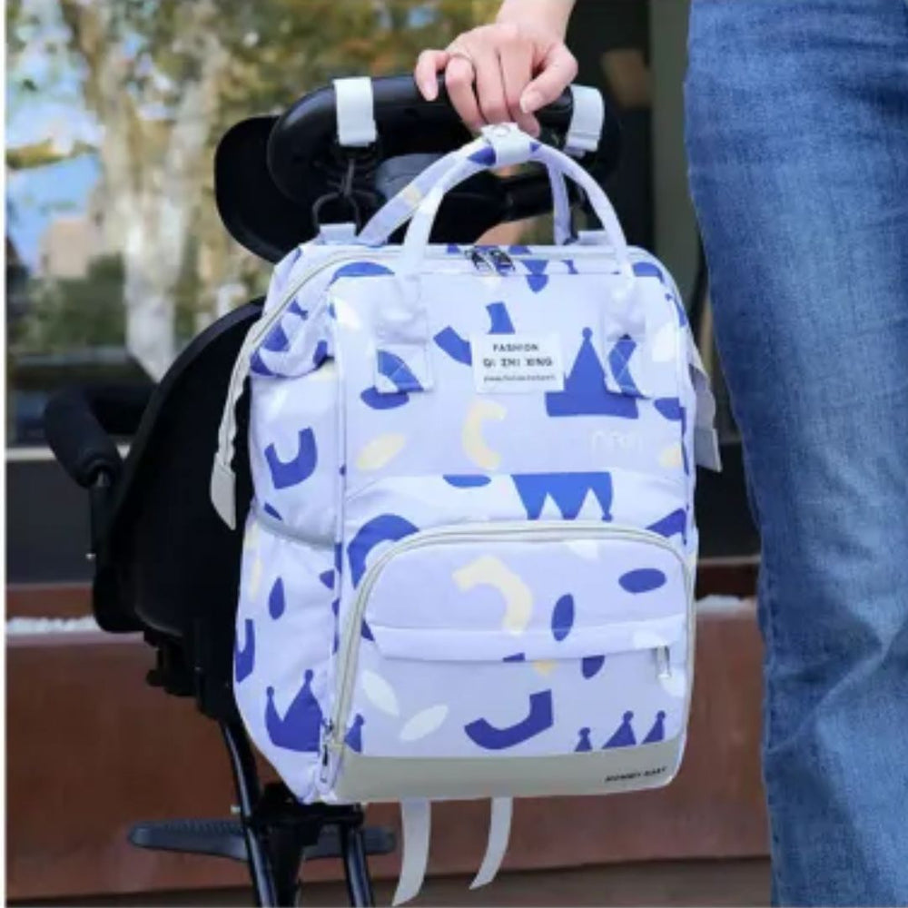 Changing bag backpack with insulated pockets – spacious, water-repellent | for parents