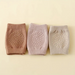 Baby knee pads with non-slip grip – soft cotton, set of 3 | crawling babies