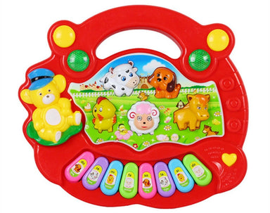 Musical toy piano with animal sounds – boosts coordination and motor skills | Toddlers