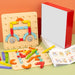Wooden puzzle with 100 patterns – creative, educational and fun | kids toy