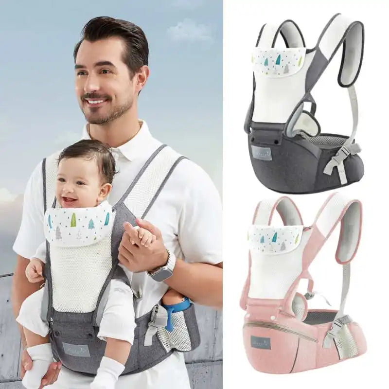 Baby carrier with 4 carrying positions – ergonomic, adjustable, breathable | up to 20 kg