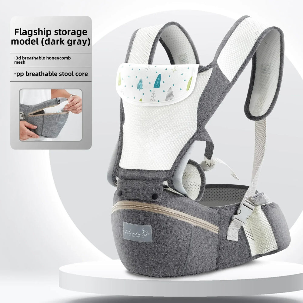 Baby carrier with 4 carrying positions – ergonomic, adjustable, breathable | up to 20 kg