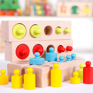 Wooden stacking puzzle boosts creativity – improves motor skills, balance | educational toy