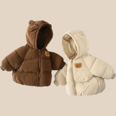 Hooded winter coat for children – warm, windproof, water-resistant | Kids outerwear